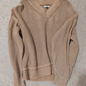 American Eagle Thick And Heavy Tan Sweater